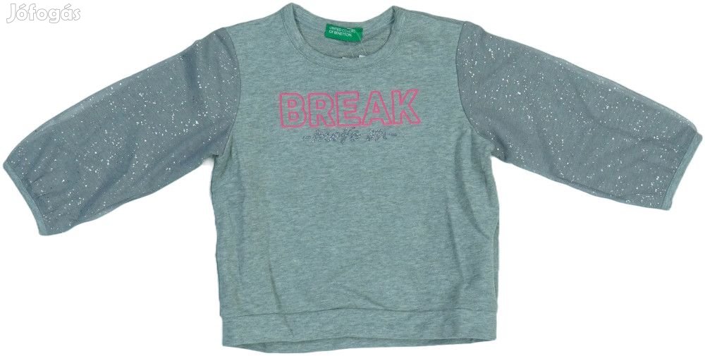 Benetton Új (címkés) Lány Hosszú ujjú felső (Méret: 80)