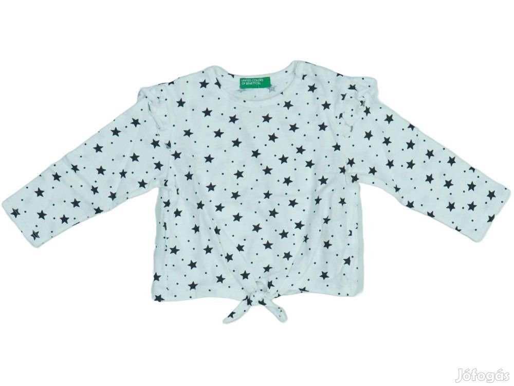 Benetton Új (címkés) Lány Hosszú ujjú felső (Méret: 80)