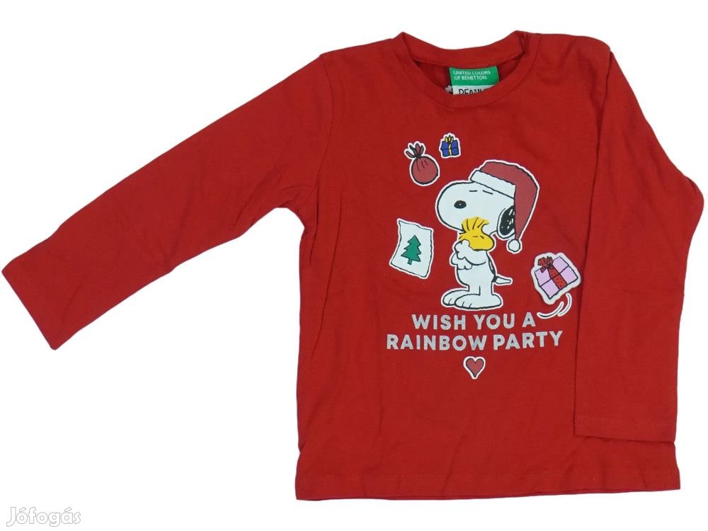 Benetton Új címkés Lány Hosszú ujjú felső Méret 92