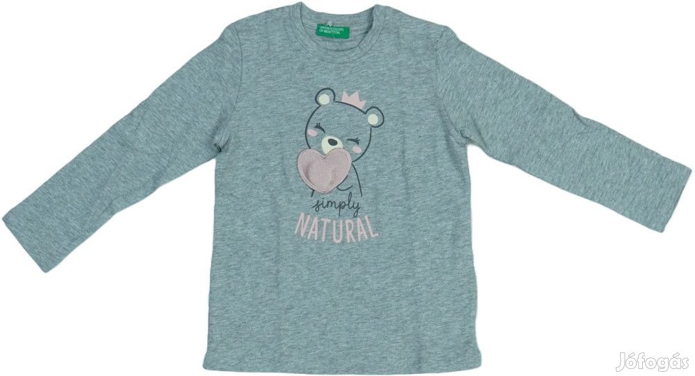 Benetton Új (címkés) Lány Hosszú ujjú felső (Méret: 98)