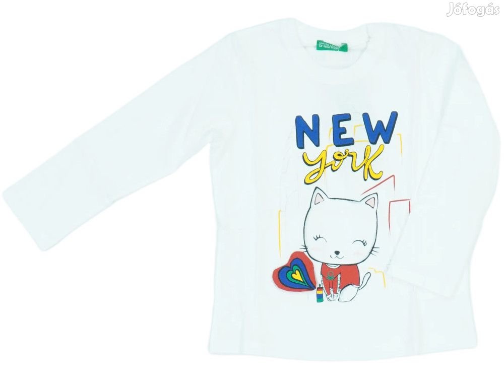 Benetton Új címkés Lány Hosszú ujjú felső Méret 98