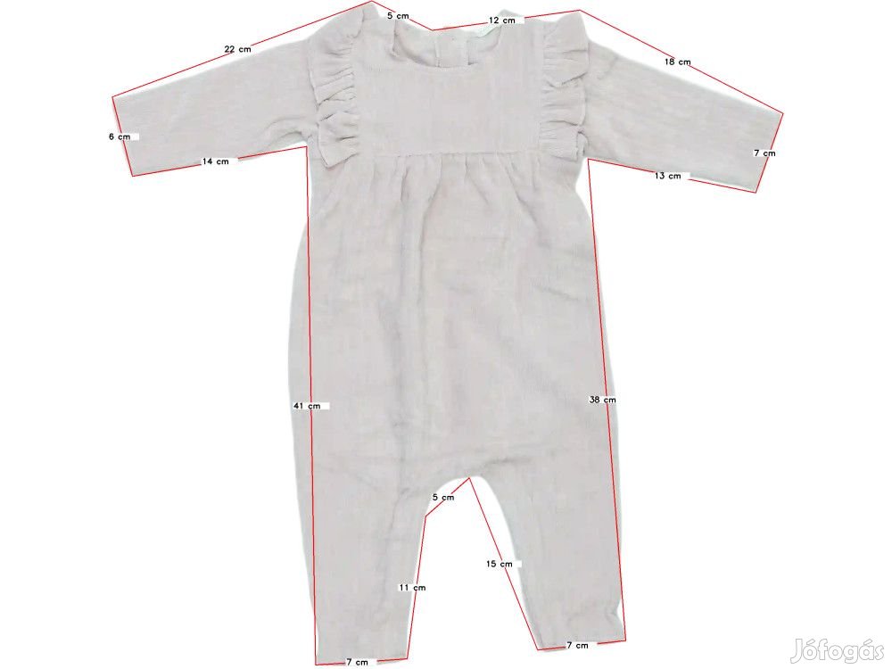 Benetton Új (címkés) Lány Hosszú ujjú rugdalózó (Méret: 56)