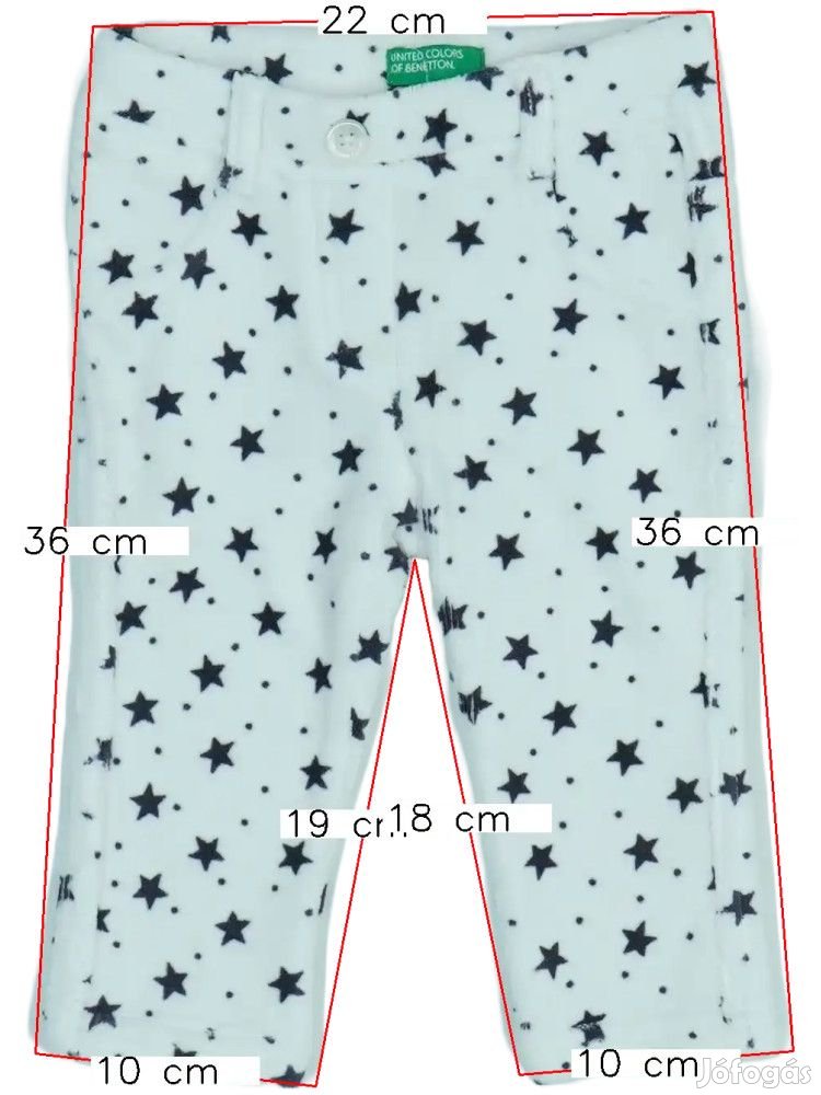 Benetton Új (címkés) Lány Hosszúnadrág (Méret: 68)