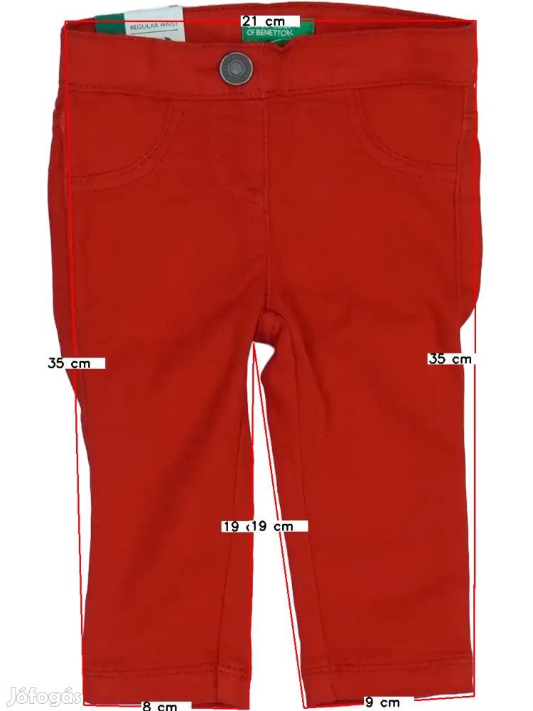 Benetton Új (címkés) Lány Hosszúnadrág (Méret: 74)