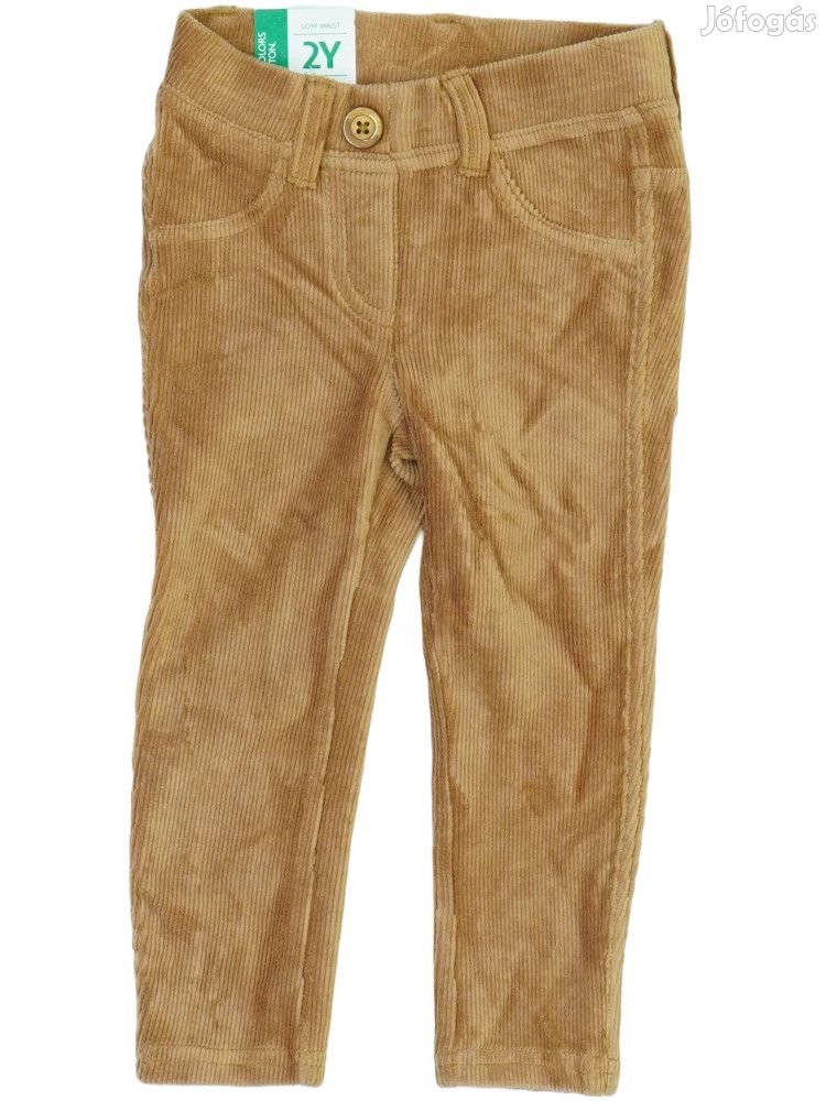 Benetton Új (címkés) Lány Hosszúnadrág (Méret: 92)