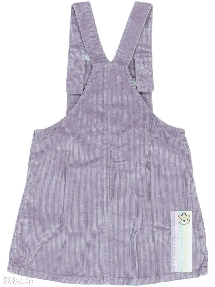 Benetton Új (címkés) Lány Kantáros szoknya (Méret: 104)