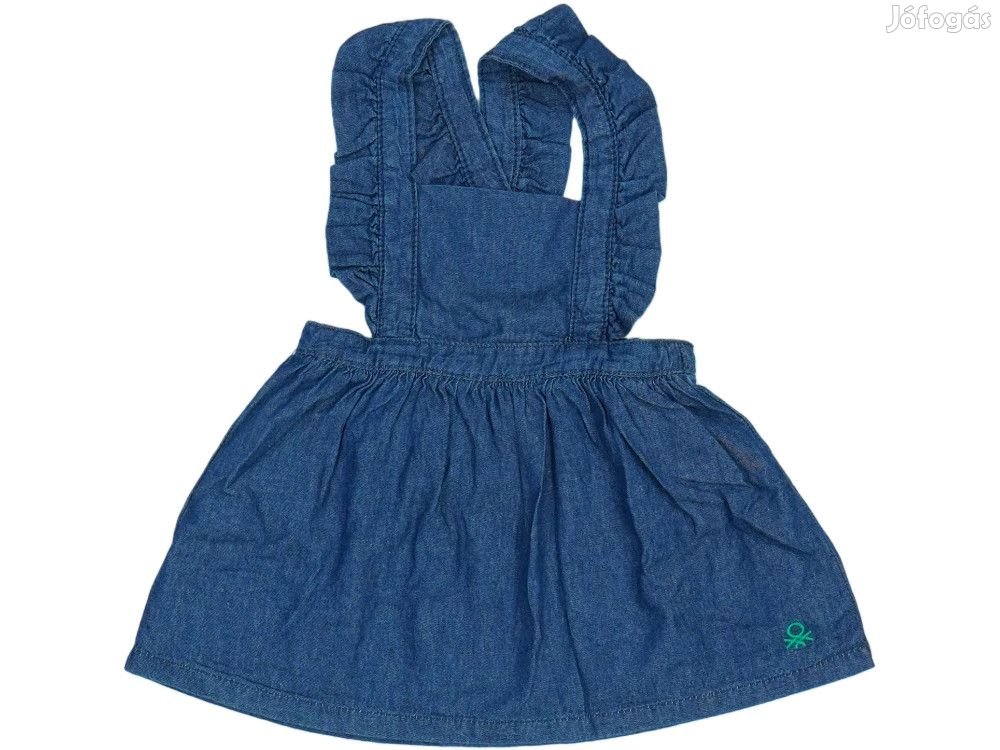 Benetton Új (címkés) Lány Kantáros szoknya (Méret: 62)