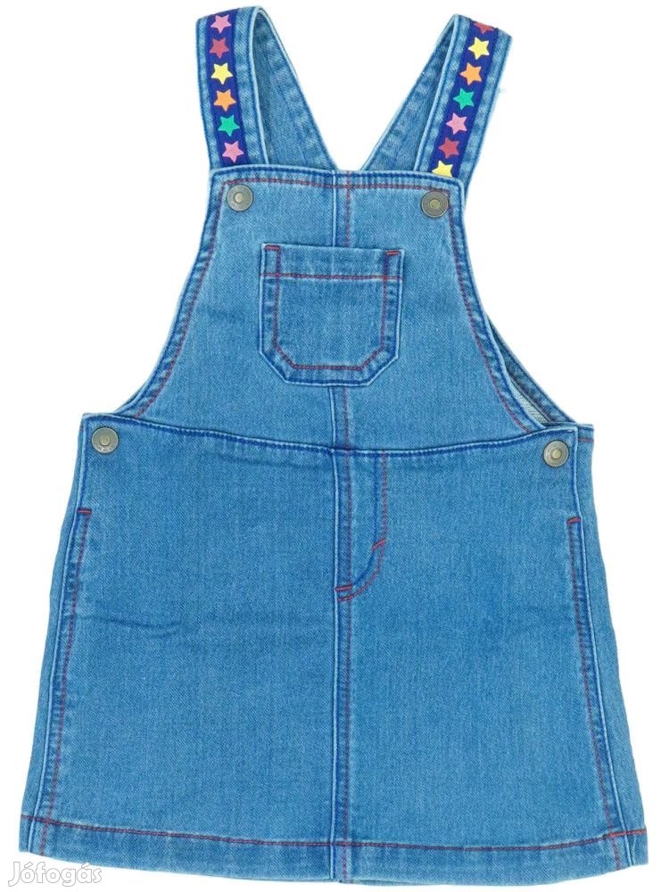 Benetton Új (címkés) Lány Kantáros szoknya (Méret: 80)