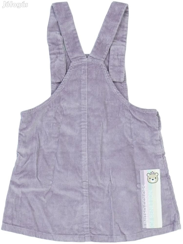 Benetton Új (címkés) Lány Kantáros szoknya (Méret: 86)