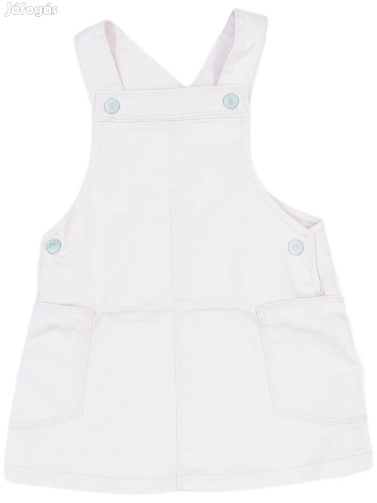 Benetton Új (címkés) Lány Kantáros szoknya (Méret: 86)