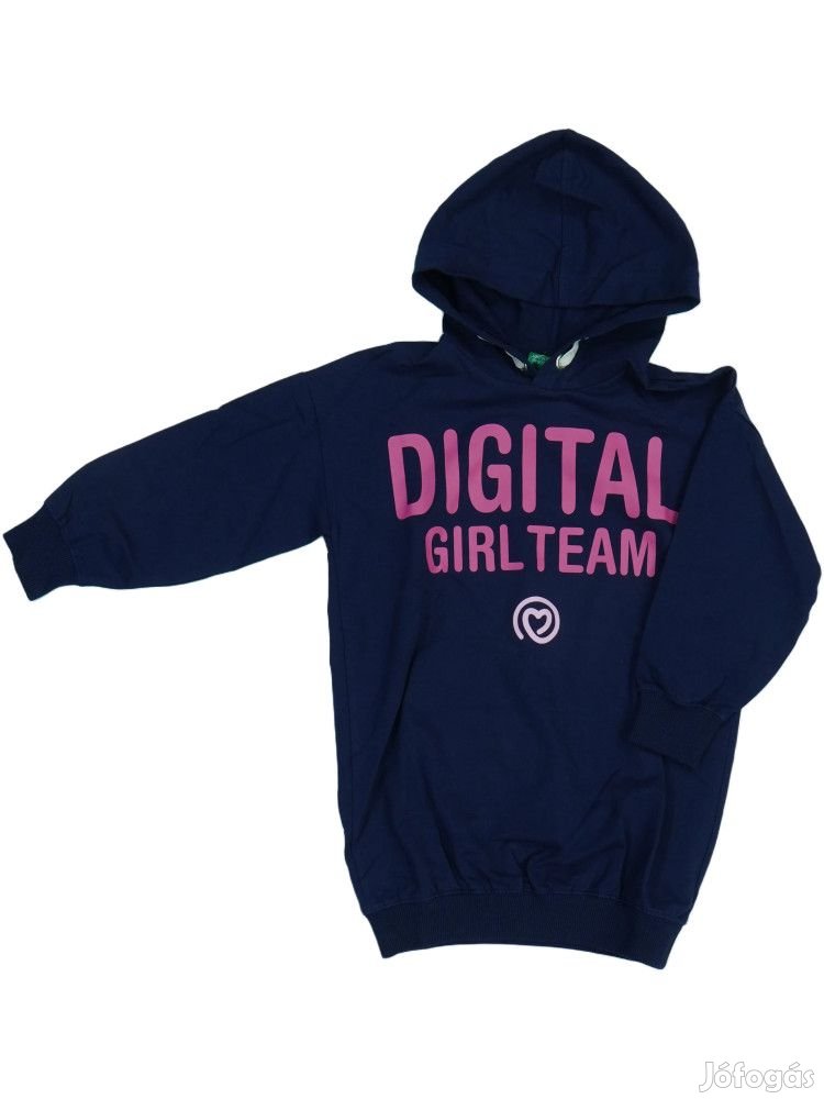 Benetton Új címkés Lány Kapucnis pulóver Méret 110