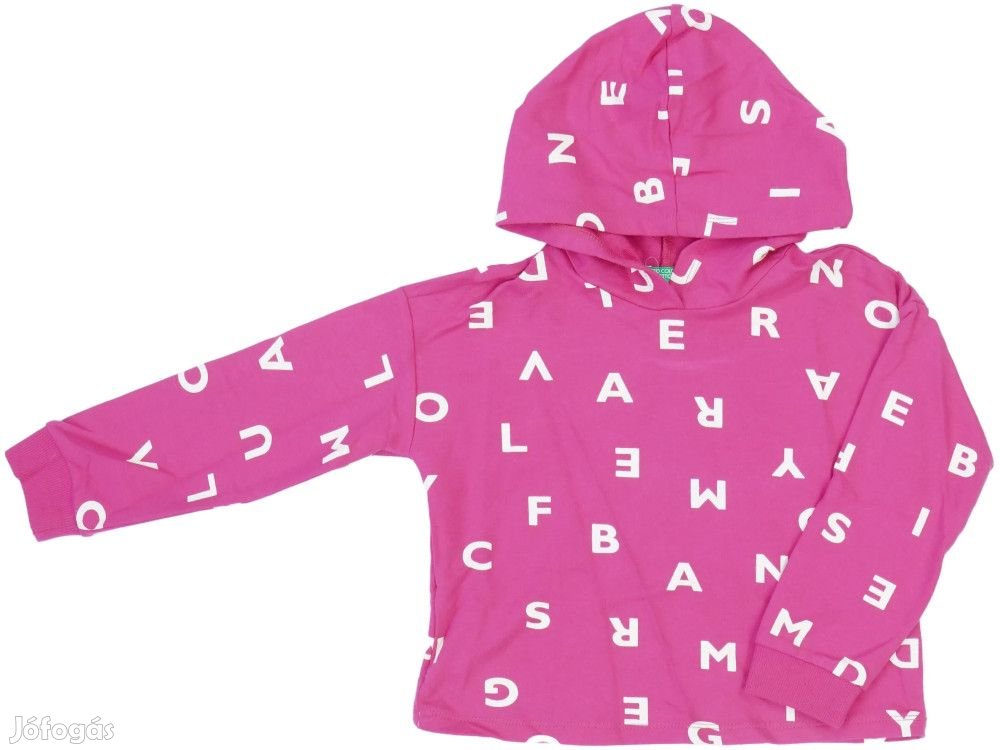 Benetton Új (címkés) Lány Kapucnis pulóver (Méret: 110)