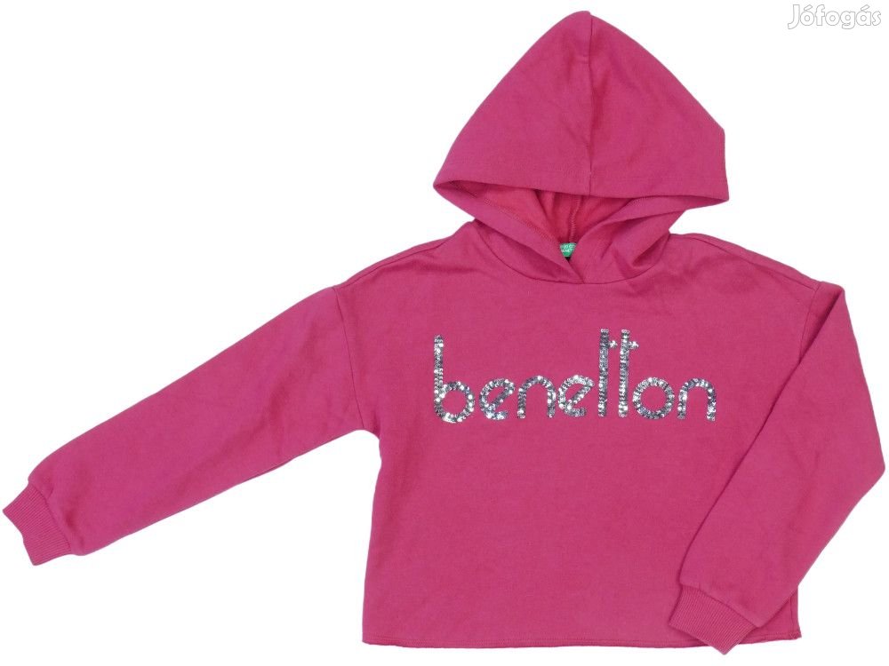 Benetton Új (címkés) Lány Kapucnis pulóver (Méret: 128)