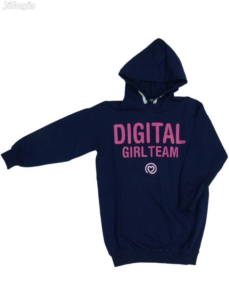 Benetton Új címkés Lány Kapucnis pulóver Méret 128