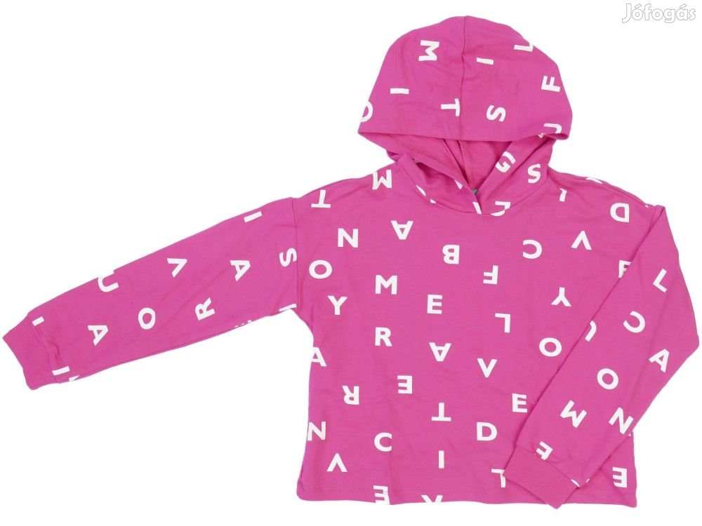 Benetton Új (címkés) Lány Kapucnis pulóver (Méret: 128)