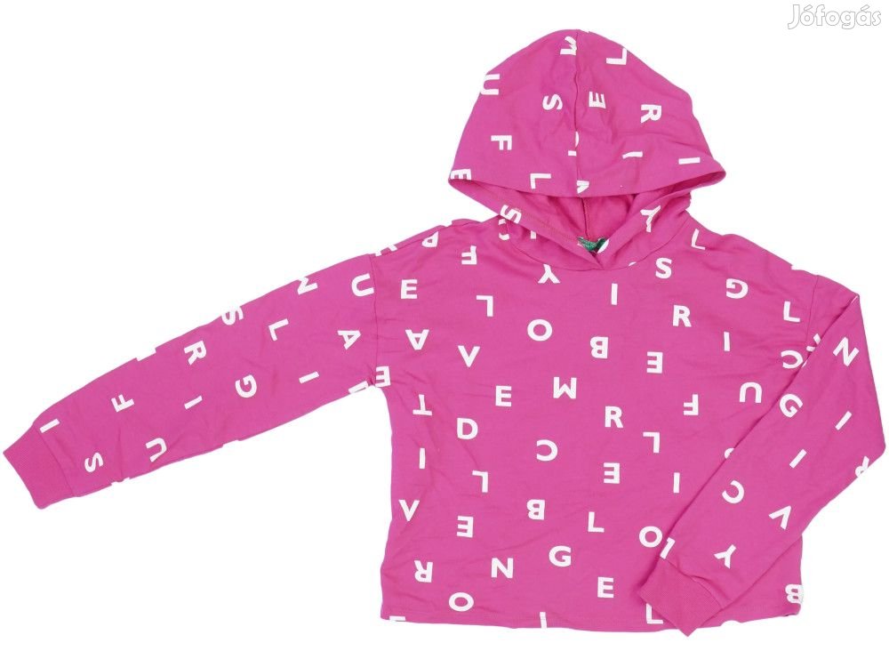 Benetton Új (címkés) Lány Kapucnis pulóver (Méret: 152)