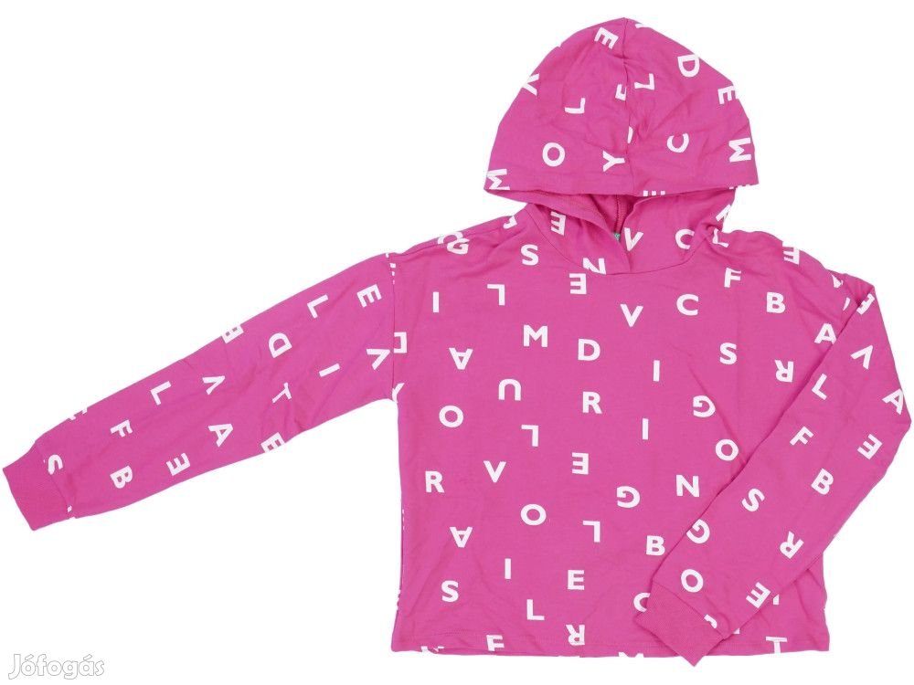 Benetton Új (címkés) Lány Kapucnis pulóver (Méret: 152)