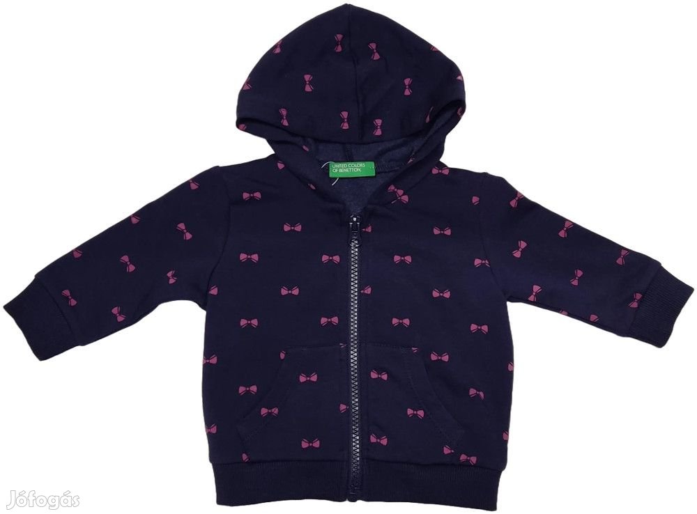 Benetton Új (címkés) Lány Kapucnis pulóver (Méret: 62)