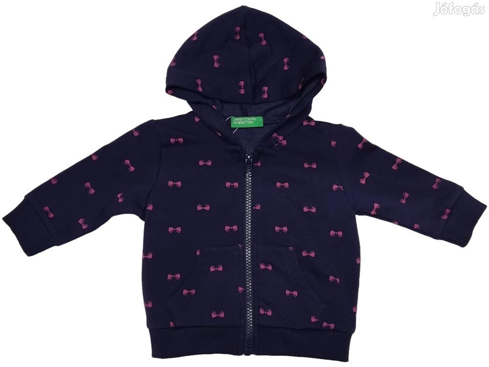Benetton Új (címkés) Lány Kapucnis pulóver (Méret: 62)