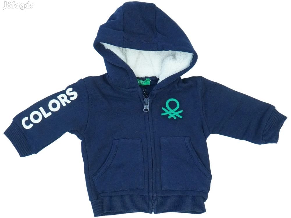 Benetton Új (címkés) Lány Kapucnis pulóver (Méret: 68)