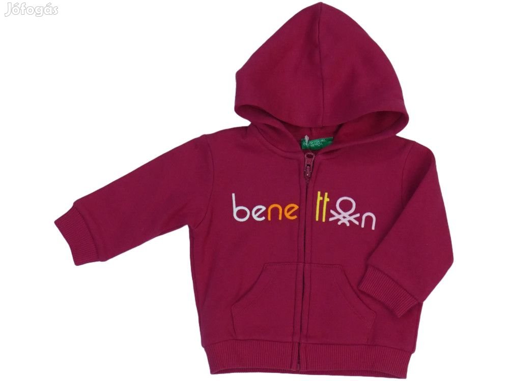 Benetton Új (címkés) Lány Kapucnis pulóver (Méret: 68)