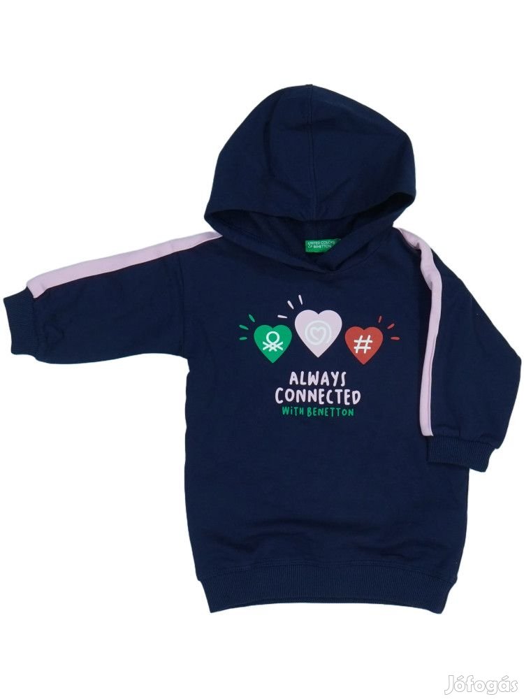 Benetton Új címkés Lány Kapucnis pulóver Méret 74