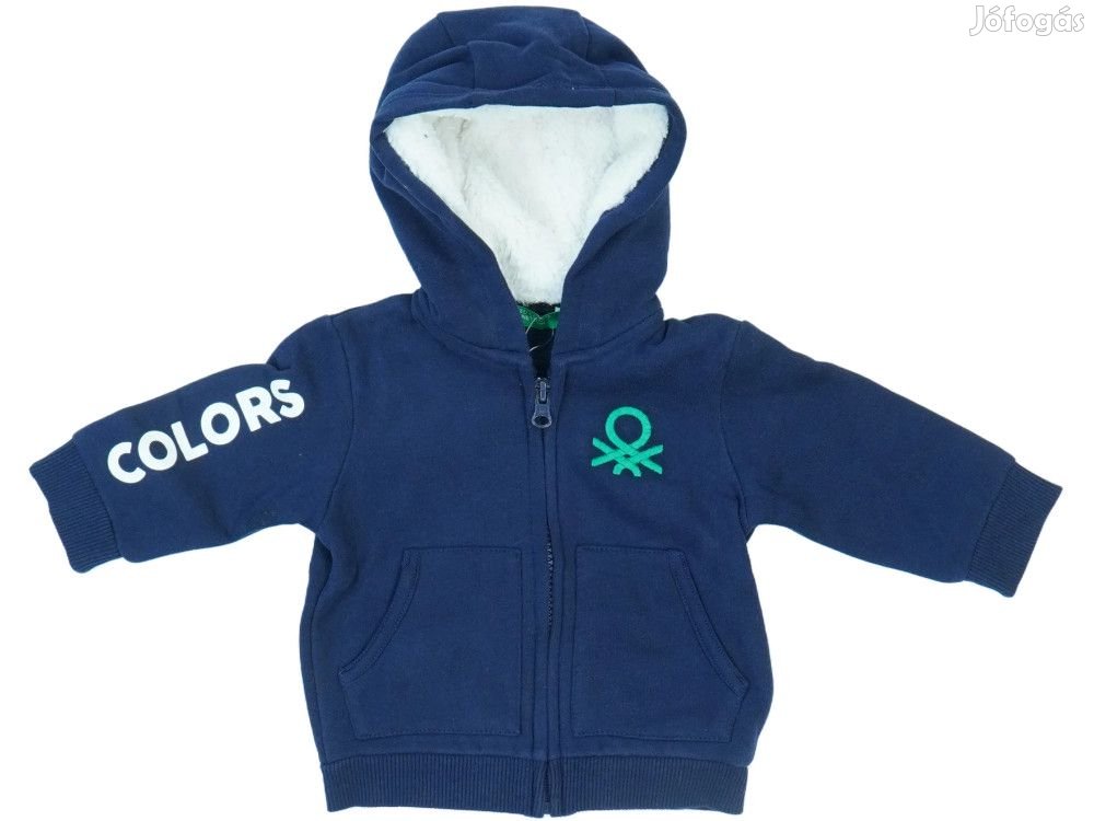 Benetton Új (címkés) Lány Kapucnis pulóver (Méret: 74)