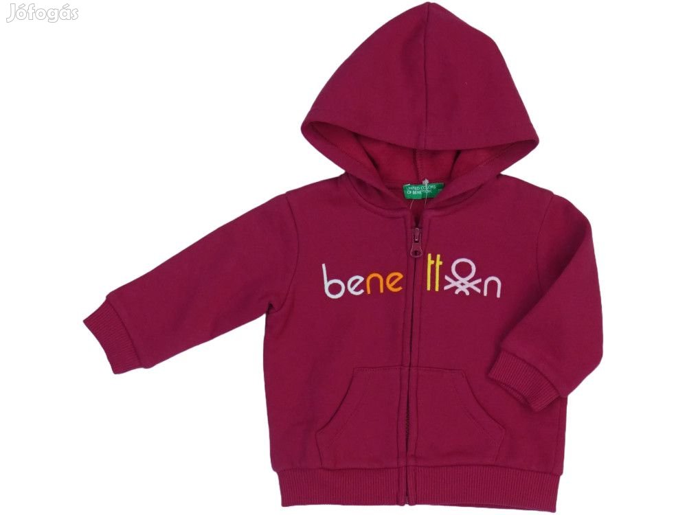 Benetton Új (címkés) Lány Kapucnis pulóver (Méret: 74)