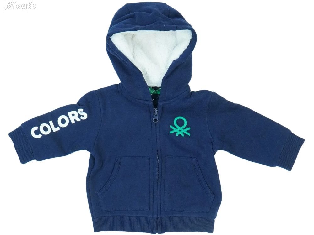 Benetton Új (címkés) Lány Kapucnis pulóver (Méret: 74)