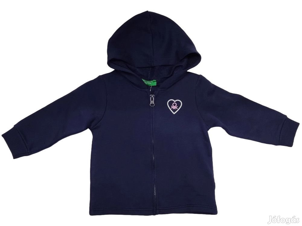 Benetton Új címkés Lány Kapucnis pulóver Méret 80