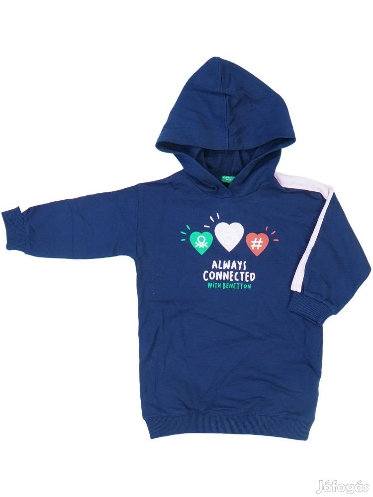 Benetton Új (címkés) Lány Kapucnis pulóver (Méret: 86)