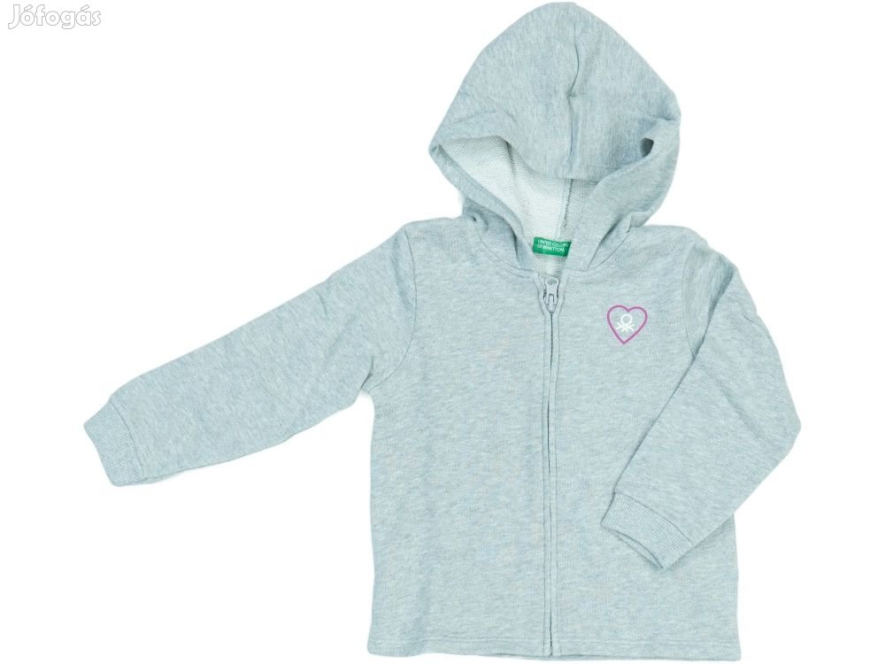 Benetton Új (címkés) Lány Kapucnis pulóver (Méret: 92)