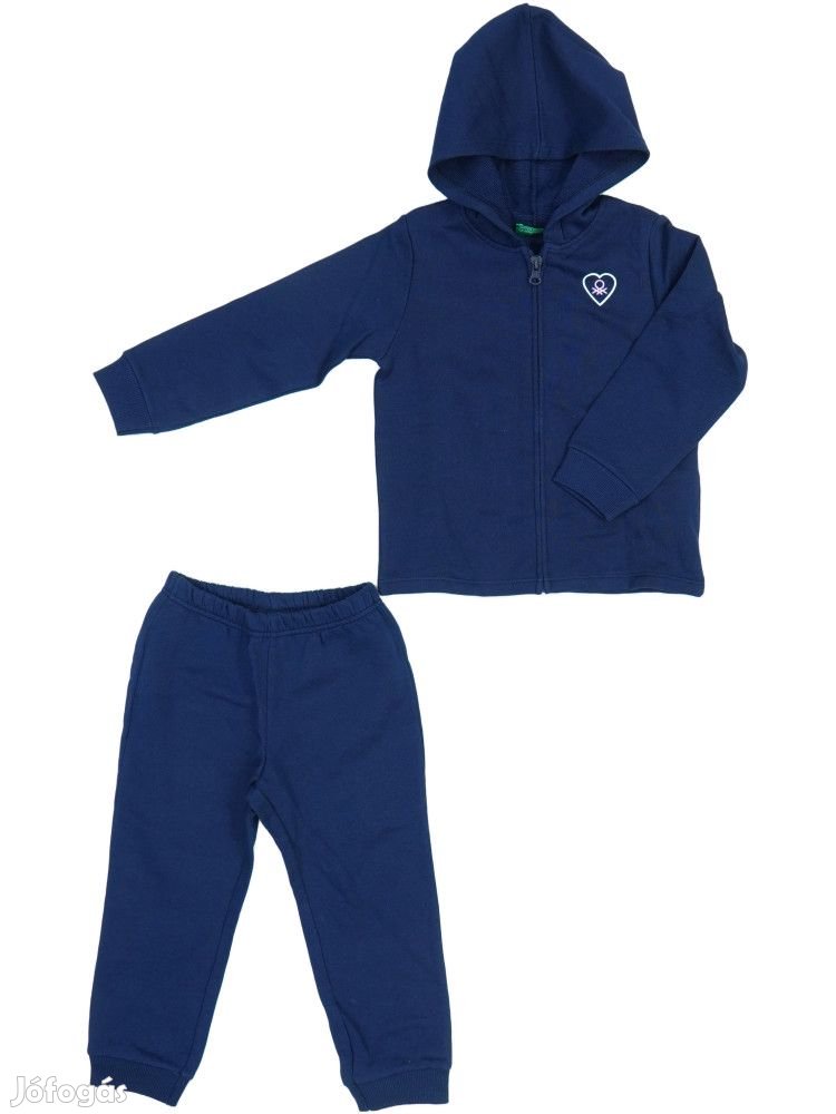 Benetton Új (címkés) Lány Kapucnis pulóver (Méret: 98)