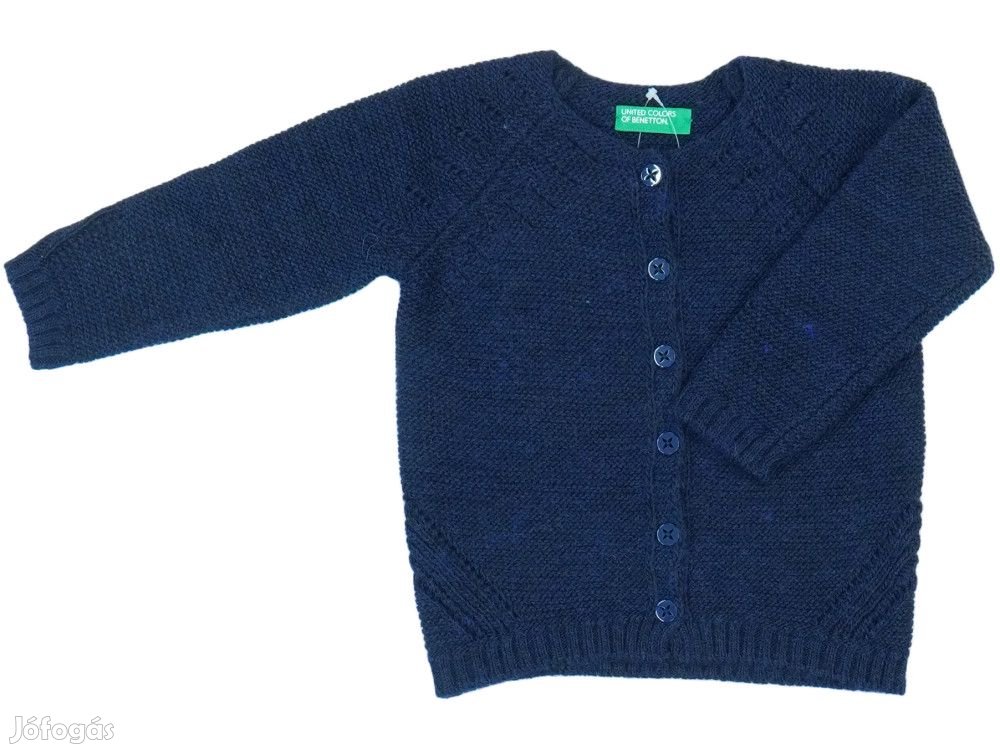 Benetton Új (címkés) Lány Kardigán (Méret: 80)