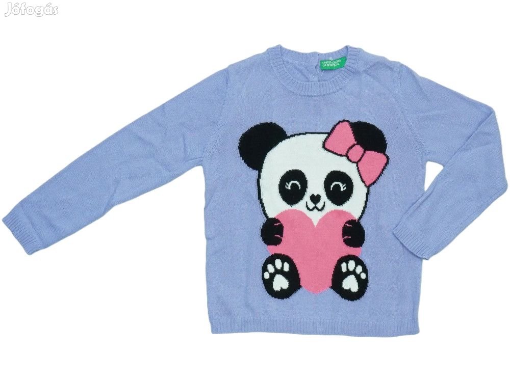 Benetton Új (címkés) Lány Kötött pulcsi (Méret: 104)