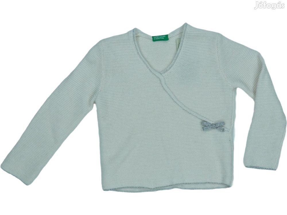 Benetton Új (címkés) Lány Kötött pulcsi (Méret: 104)