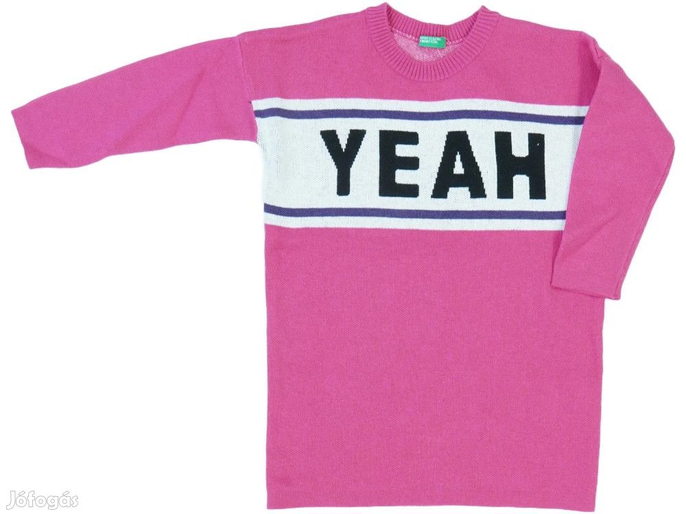 Benetton Új (címkés) Lány Kötött pulcsi (Méret: 104)