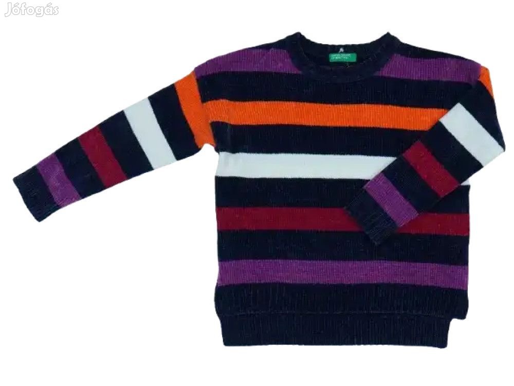 Benetton Új (címkés) Lány Kötött pulcsi (Méret: 110)