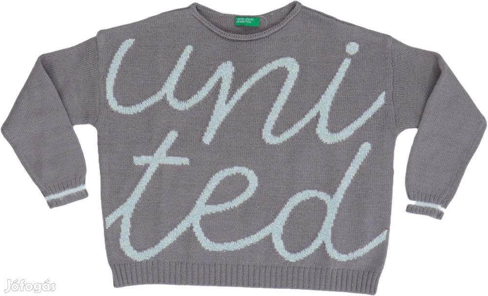 Benetton Új (címkés) Lány Kötött pulcsi (Méret: 110)