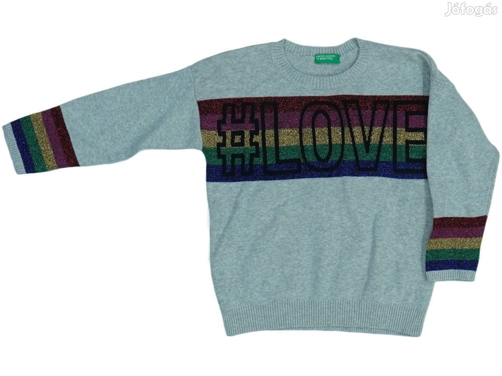 Benetton Új címkés Lány Kötött pulcsi Méret 110