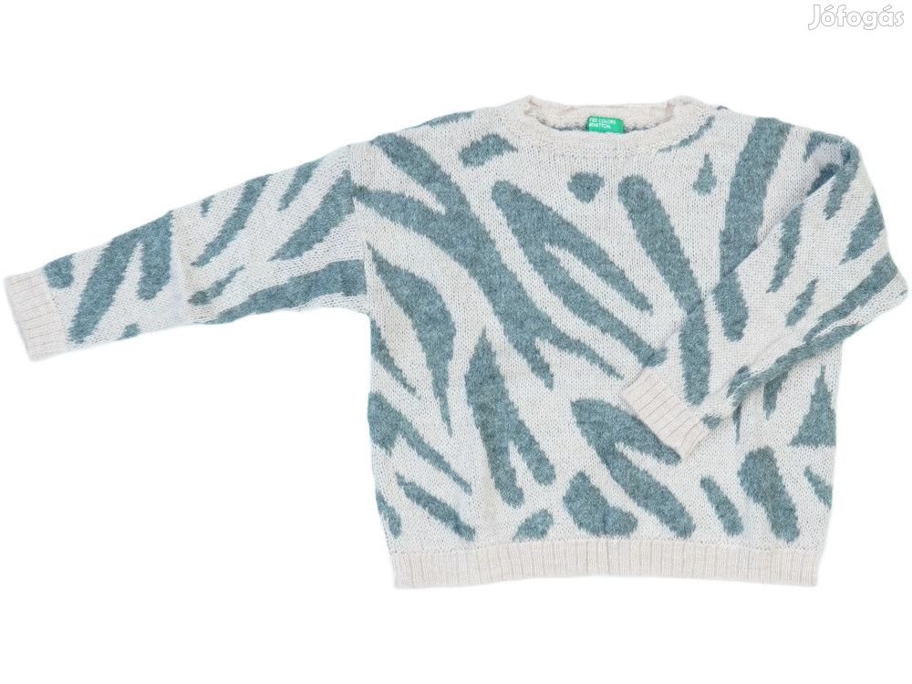 Benetton Új (címkés) Lány Kötött pulcsi (Méret: 110)