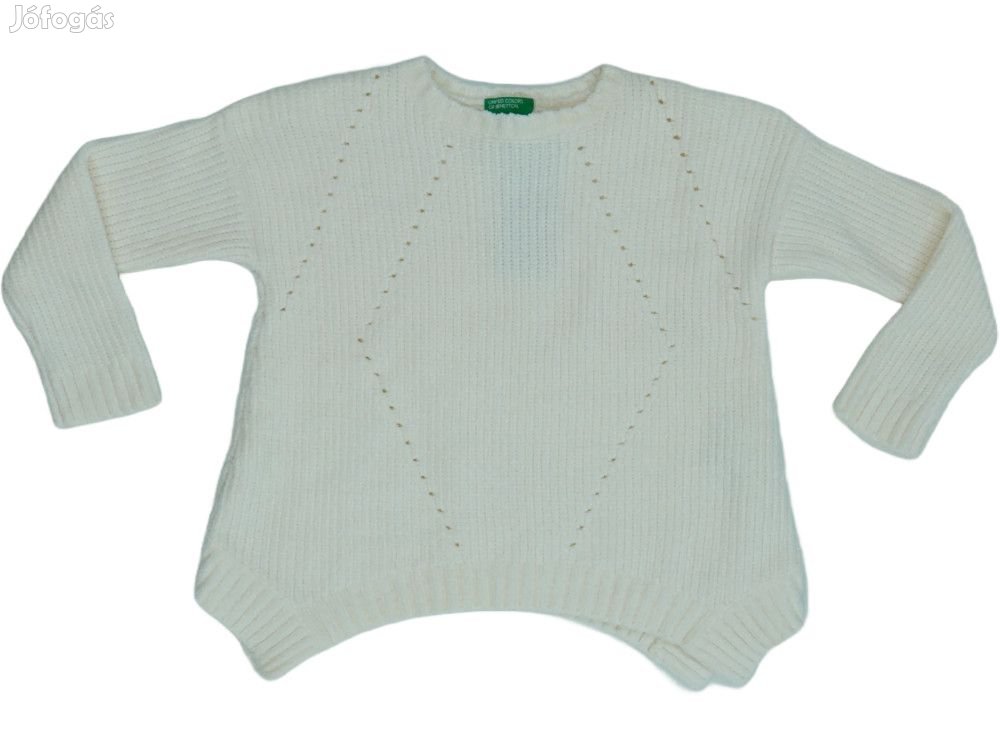 Benetton Új (címkés) Lány Kötött pulcsi (Méret: 110)