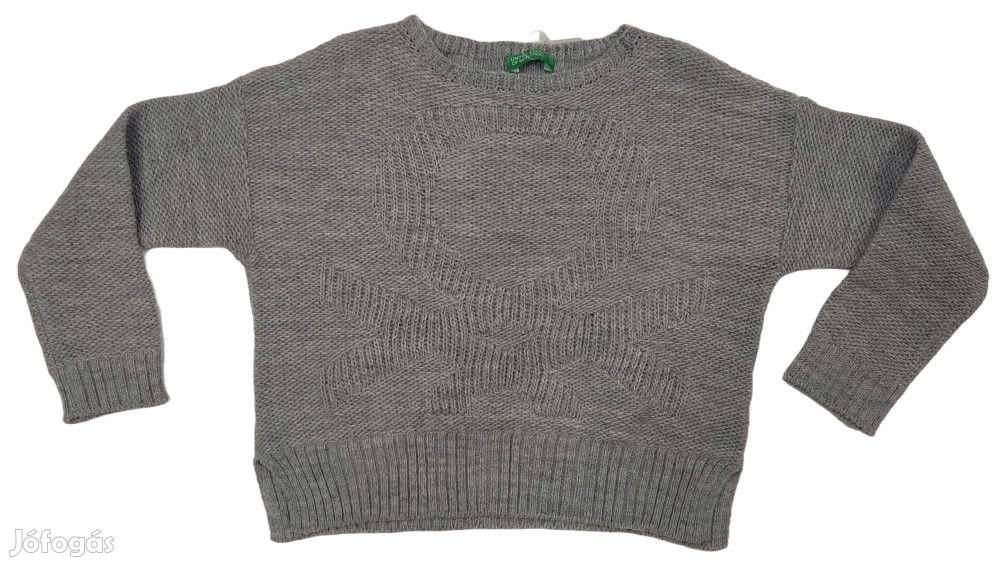 Benetton Új (címkés) Lány Kötött pulcsi (Méret: 110)