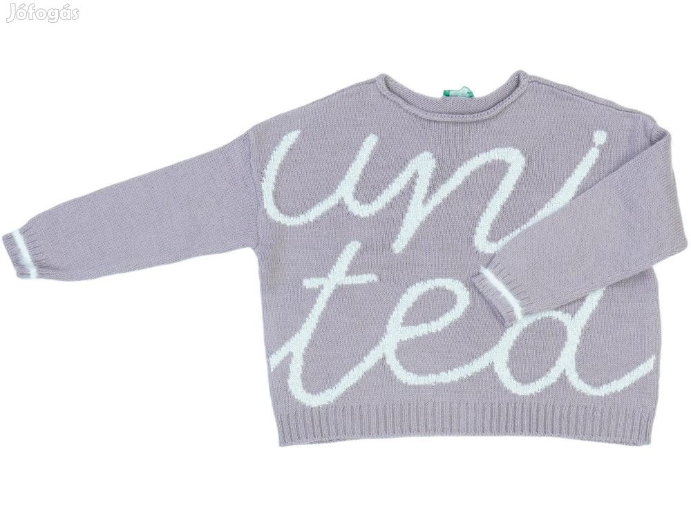 Benetton Új (címkés) Lány Kötött pulcsi (Méret: 110)