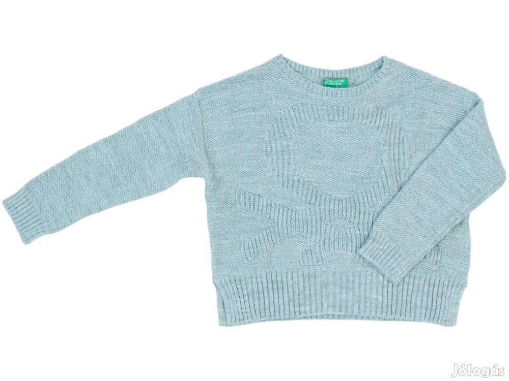 Benetton Új (címkés) Lány Kötött pulcsi (Méret: 122)