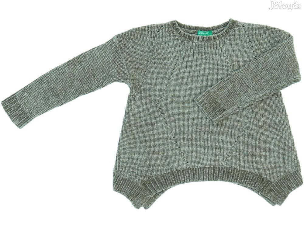 Benetton Új (címkés) Lány Kötött pulcsi (Méret: 122)