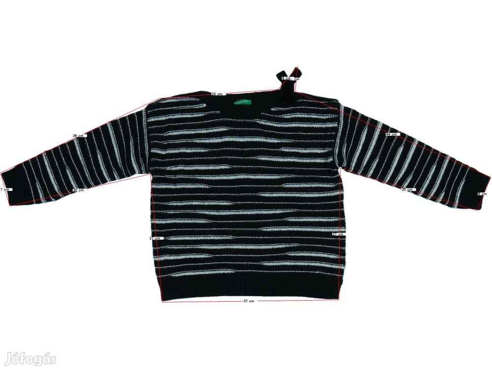 Benetton Új (címkés) Lány Kötött pulcsi (Méret: 122)