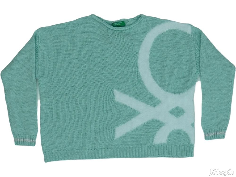 Benetton Új (címkés) Lány Kötött pulcsi (Méret: 128)