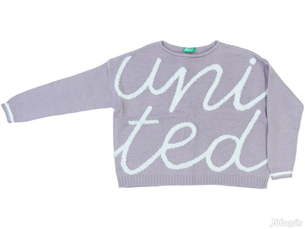 Benetton Új (címkés) Lány Kötött pulcsi (Méret: 128)