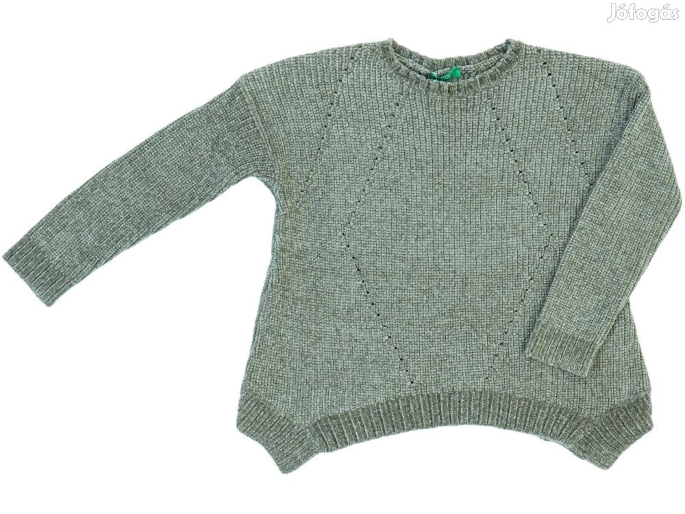 Benetton Új (címkés) Lány Kötött pulcsi (Méret: 128)